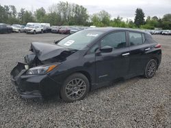 Salvage cars for sale at Portland, OR auction: 2018 Nissan Leaf S