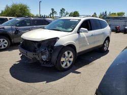 Salvage cars for sale from Copart Woodburn, OR: 2013 Chevrolet Traverse LTZ