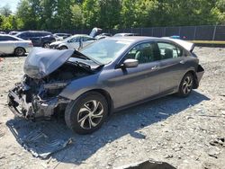 Vehiculos salvage en venta de Copart Waldorf, MD: 2016 Honda Accord LX