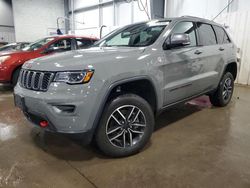 Salvage cars for sale at Ham Lake, MN auction: 2021 Jeep Grand Cherokee Trailhawk