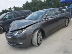 Salvage cars for sale at Ocala, FL auction: 2016 Lincoln MKZ