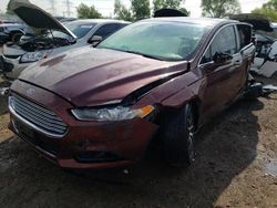 Salvage cars for sale at Elgin, IL auction: 2016 Ford Fusion Titanium