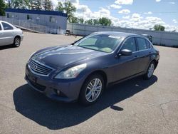 Salvage cars for sale at Ham Lake, MN auction: 2011 Infiniti G25