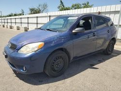Salvage cars for sale from Copart Fresno, CA: 2007 Toyota Corolla Matrix XR