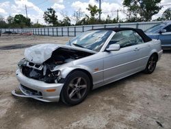 Vehiculos salvage en venta de Copart Riverview, FL: 2002 BMW 325 CI