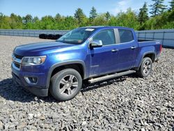 Salvage cars for sale at Windham, ME auction: 2015 Chevrolet Colorado LT