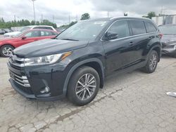 Toyota Highlander Vehiculos salvage en venta: 2019 Toyota Highlander SE