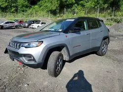 Salvage cars for sale at Marlboro, NY auction: 2022 Jeep Compass Trailhawk