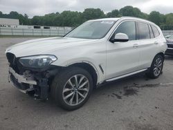 Salvage cars for sale at Assonet, MA auction: 2018 BMW X3 XDRIVE30I
