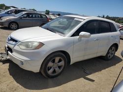 Salvage cars for sale at San Martin, CA auction: 2008 Acura RDX Technology