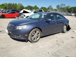 Salvage cars for sale from Copart Madisonville, TN: 2013 Chevrolet Cruze LTZ