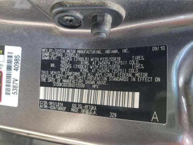 2011 Toyota Sienna XLE