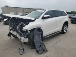 Toyota Highlander Limited salvage cars for sale: 2015 Toyota Highlander Limited
