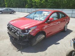 Salvage cars for sale at Glassboro, NJ auction: 2018 Hyundai Accent Limited