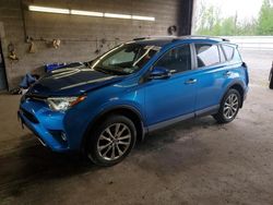 Salvage cars for sale from Copart Angola, NY: 2016 Toyota Rav4 Limited