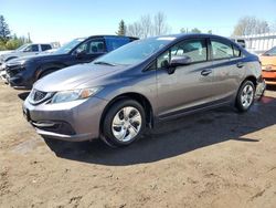 Salvage cars for sale from Copart Ontario Auction, ON: 2015 Honda Civic LX