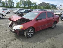 Salvage cars for sale at Spartanburg, SC auction: 2005 Toyota Corolla CE