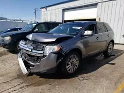 Salvage cars for sale at Chicago Heights, IL auction: 2010 Ford Edge Limited