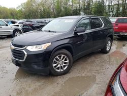 Salvage cars for sale at North Billerica, MA auction: 2018 Chevrolet Traverse LS
