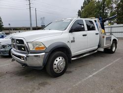 Salvage trucks for sale at Rancho Cucamonga, CA auction: 2012 Dodge RAM 4500 ST