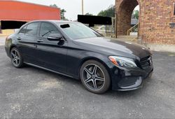 Salvage cars for sale at Grand Prairie, TX auction: 2018 Mercedes-Benz C300