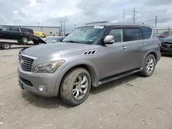 Salvage cars for sale at Haslet, TX auction: 2011 Infiniti QX56