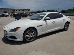 Salvage cars for sale at Wilmer, TX auction: 2018 Maserati Quattroporte S