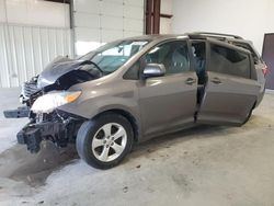 Salvage cars for sale at Wilmer, TX auction: 2016 Toyota Sienna LE