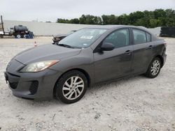 Salvage cars for sale at New Braunfels, TX auction: 2012 Mazda 3 I