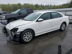 Salvage cars for sale from Copart Exeter, RI: 2012 Volkswagen Passat S