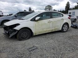 Salvage cars for sale from Copart Graham, WA: 2018 KIA Forte LX