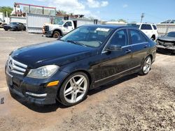 Salvage cars for sale at Kapolei, HI auction: 2013 Mercedes-Benz C 250