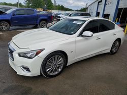 Salvage cars for sale from Copart Montgomery, AL: 2019 Infiniti Q50 Luxe