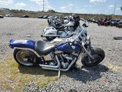 Salvage motorcycles for sale at Riverview, FL auction: 2007 Harley-Davidson Fxst Custom