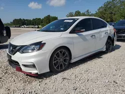 Salvage cars for sale from Copart Houston, TX: 2017 Nissan Sentra SR Turbo