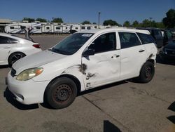 Vehiculos salvage en venta de Copart Sacramento, CA: 2006 Toyota Corolla Matrix XR