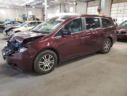Salvage cars for sale at Blaine, MN auction: 2013 Honda Odyssey EXL