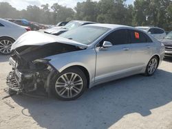 Salvage cars for sale at Ocala, FL auction: 2013 Lincoln MKZ