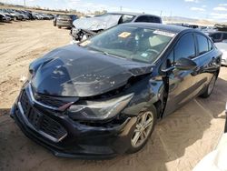 Vehiculos salvage en venta de Copart Albuquerque, NM: 2017 Chevrolet Cruze LT