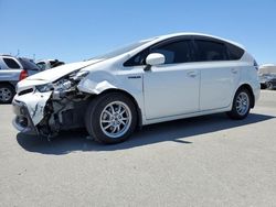 Salvage cars for sale at Martinez, CA auction: 2017 Toyota Prius V