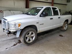 Salvage cars for sale from Copart Lufkin, TX: 2008 Dodge RAM 1500 ST