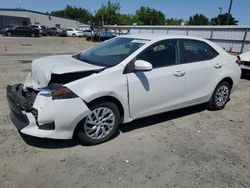 Toyota salvage cars for sale: 2017 Toyota Corolla L