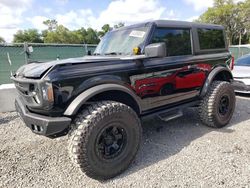 Salvage cars for sale at Riverview, FL auction: 2022 Ford Bronco Base