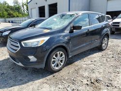 Salvage cars for sale at Savannah, GA auction: 2017 Ford Escape SE