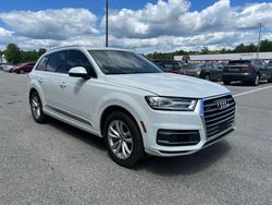 Salvage cars for sale from Copart Candia, NH: 2017 Audi Q7 Premium Plus