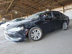 Salvage cars for sale at Phoenix, AZ auction: 2015 Chrysler 200 Limited