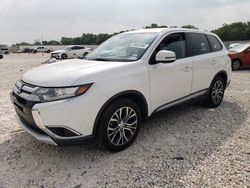 Salvage cars for sale at New Braunfels, TX auction: 2016 Mitsubishi Outlander SE