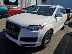 Audi salvage cars for sale: 2009 Audi Q7 4.2 Quattro S-Line