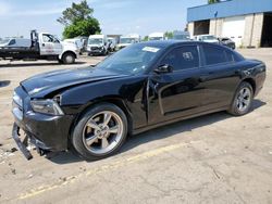 Salvage cars for sale from Copart Woodhaven, MI: 2012 Dodge Charger R/T