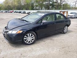 Salvage cars for sale at North Billerica, MA auction: 2006 Honda Civic LX